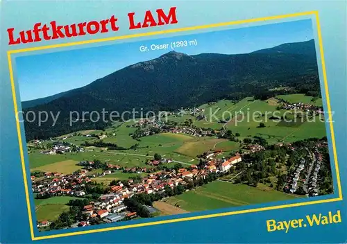 AK / Ansichtskarte Lam Oberpfalz Luftkurort Bayerischer Wald Fliegeraufnahme Kat. Lam