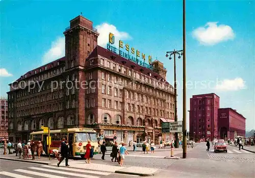 AK / Ansichtskarte Essen Ruhr Bahnhofsplatz und Hotel Handelshof Kat. Essen