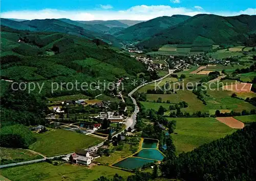 AK / Ansichtskarte Lennestadt Gasthaus Waldmannshell Fliegeraufnahme Kat. Lennestadt