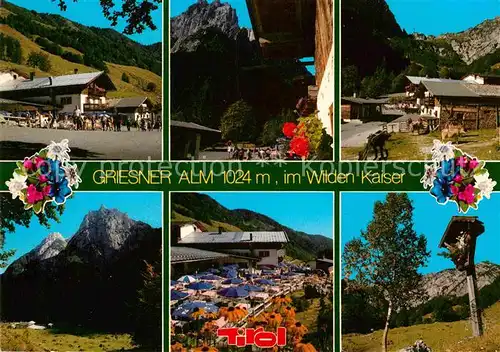 AK / Ansichtskarte Grieseneralm im Wilden Kaiser Kat. Kufstein