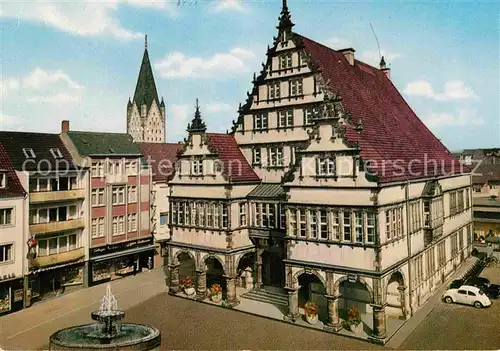 AK / Ansichtskarte Paderborn Renaissance Rathaus Domturm Kat. Paderborn