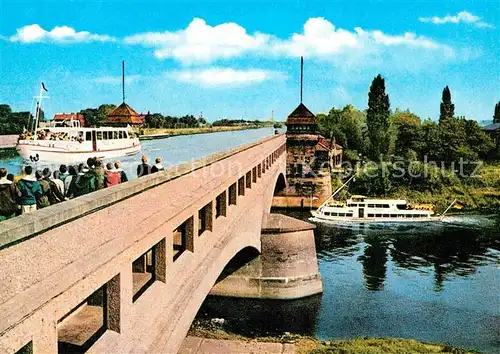 AK / Ansichtskarte Minden Westfalen Wasserstrassenkreuz Bruecke Mittellandkanal Kat. Minden