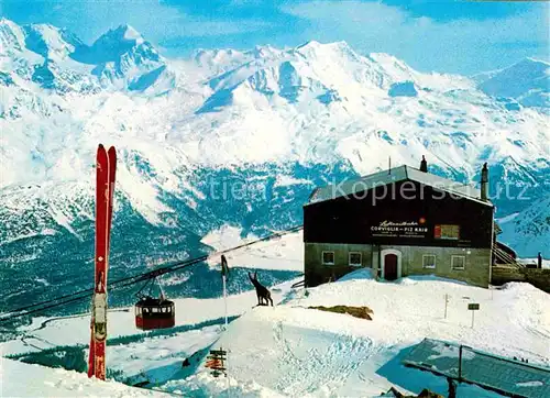 AK / Ansichtskarte Piz Nair Moritz Seilbahn St. Moritz Kat. Piz Nair