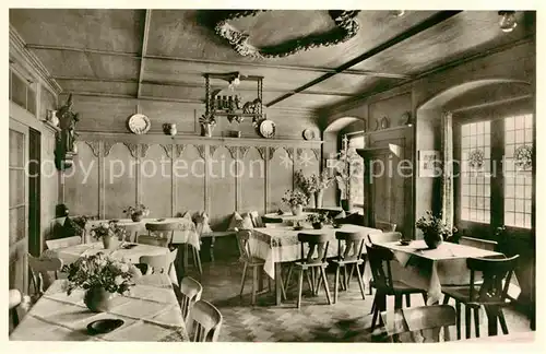 AK / Ansichtskarte Meersburg Bodensee Winzerstube zum Becher Nebenzimmer Kat. Meersburg