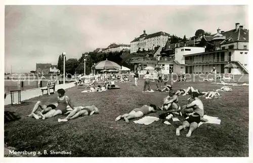 AK / Ansichtskarte Meersburg Bodensee Strandbad Kat. Meersburg