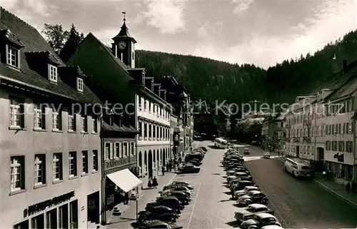 AK / Ansichtskarte Triberg Schwarzwald Marktplatz Kat. Triberg im Schwarzwald