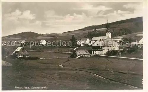 AK / Ansichtskarte Urach Schwarzwald Teilansicht Kirche Kat. Voehrenbach