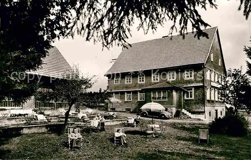 AK / Ansichtskarte Escheck Gasthaus Pension Loewen Kat. Schoenwald im Schwarzwald