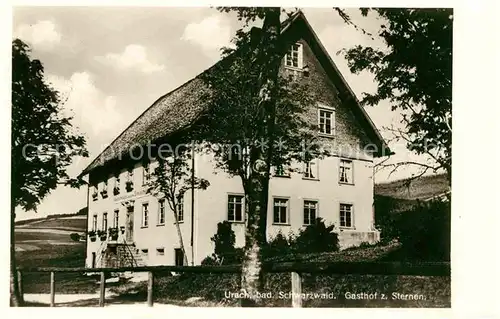 AK / Ansichtskarte Urach Schwarzwald Gasthof zum Sternen Kat. Voehrenbach