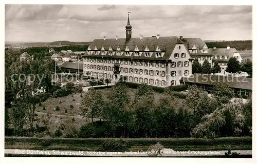 AK / Ansichtskarte Bad Duerrheim Eisenbahner Erholungsheim Kat. Bad Duerrheim