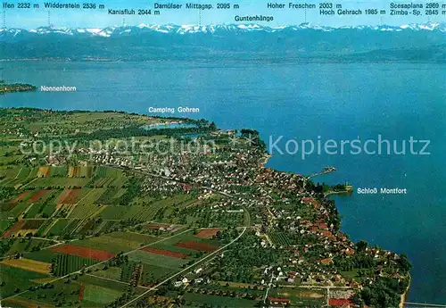 AK / Ansichtskarte Langenargen Bodensee Fliegeraufnahme Kat. Langenargen