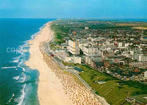 AK / Ansichtskarte Westerland Sylt Nordseeheilbad Fliegeraufnahme Kat. Westerland