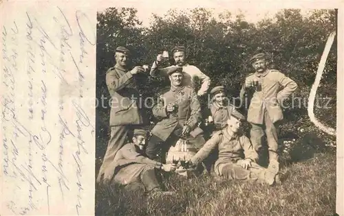 AK / Ansichtskarte Militaria WK1 Gruppenfoto Fussartillerie Regiment 