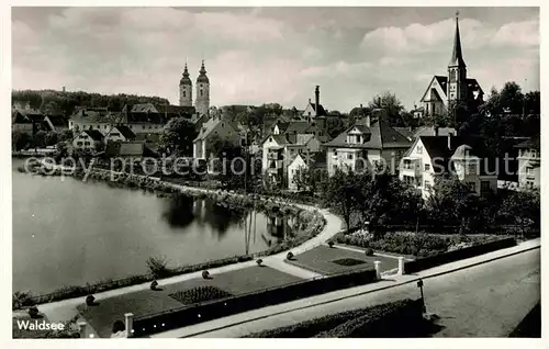 AK / Ansichtskarte Waldsee Bad Teilansicht Kat. Bad Waldsee