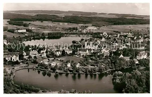 AK / Ansichtskarte Waldsee Bad Fliegeraufnahme Kat. Bad Waldsee