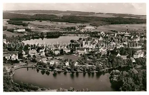 AK / Ansichtskarte Waldsee Bad Fliegeraufnahme Kat. Bad Waldsee