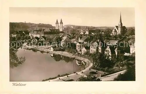 AK / Ansichtskarte Waldsee Bad Teilansicht Kat. Bad Waldsee