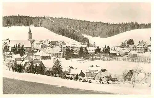 AK / Ansichtskarte Schoenwald Schwarzwald Ortsansicht Kat. Schoenwald im Schwarzwald