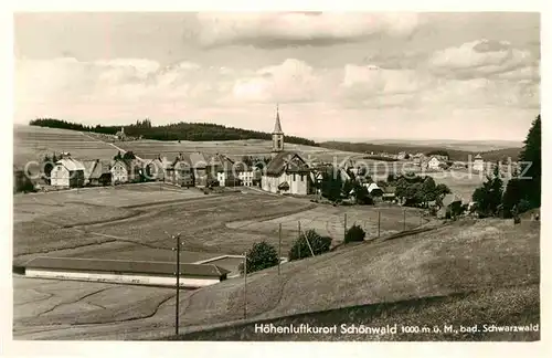 AK / Ansichtskarte Schoenwald Schwarzwald Panorama Kat. Schoenwald im Schwarzwald