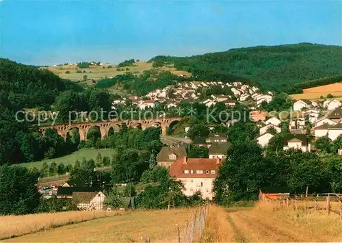 AK / Ansichtskarte Bad Endbach Panorama mit Viadukt Kat. Bad Endbach