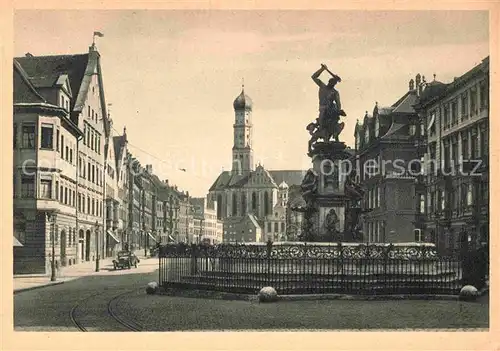 AK / Ansichtskarte Augsburg Maximilianstrasse Herkulesbrunnen Kat. Augsburg