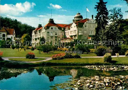 AK / Ansichtskarte Bad Salzschlirf Badehof Seerosen Park Teich Kat. Bad Salzschlirf