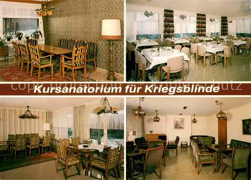 AK / Ansichtskarte Gudenhagen Kursanatorium fuer Kriegsblinde Kat. Brilon