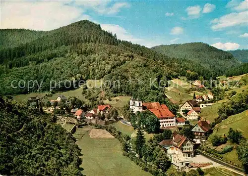 AK / Ansichtskarte Bad Rippoldsau Schwarzwald Kloesterle Fliegeraufnahme Kat. Bad Rippoldsau Schapbach