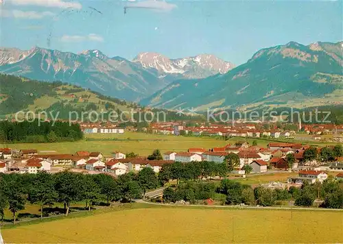 AK / Ansichtskarte Sonthofen Oberallgaeu Rieden Ostrachtaler Hochgebirge Kat. Sonthofen