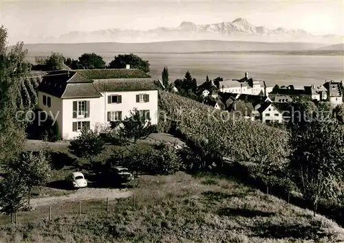 AK / Ansichtskarte Meersburg Bodensee Pension Seeschau Kat. Meersburg