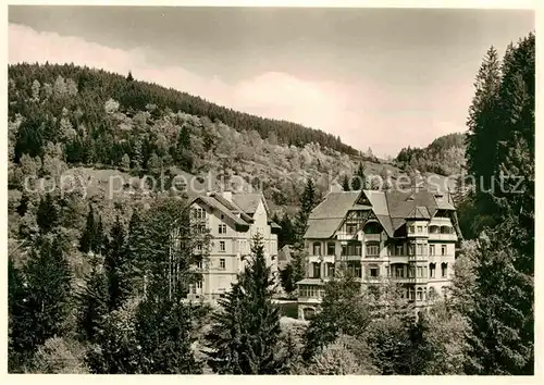 AK / Ansichtskarte Triberg Schwarzwald Schwarzwaldhotel und Kurhaus Waldlust Kat. Triberg im Schwarzwald