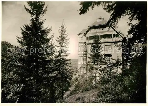 AK / Ansichtskarte Triberg Schwarzwald Schwarzwaldhotel und Kurhaus Waldlust Kat. Triberg im Schwarzwald