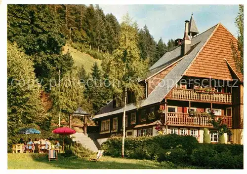 AK / Ansichtskarte Guetenbach Schwarzwald Hotel Cafe Bachhof