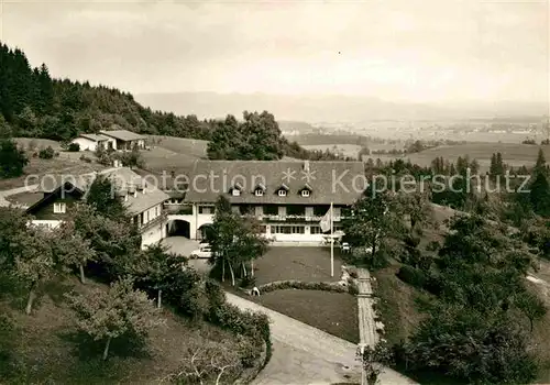 AK / Ansichtskarte Isny Allgaeu Berghotel Jaegerhof Kat. Isny im Allgaeu