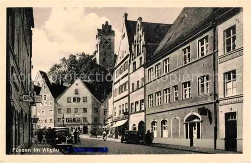 AK / Ansichtskarte Fuessen Allgaeu Stadtansicht Kat. Fuessen