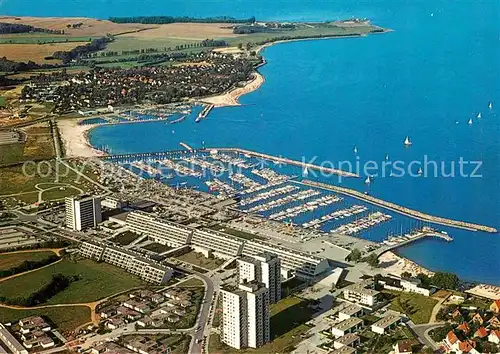 AK / Ansichtskarte Schilksee Olympia Zentrum Ostseebad Strand Fliegeraufnahme Kat. Kiel