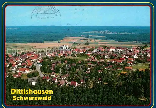 AK / Ansichtskarte Dittishausen Hoehenluftkurort im Schwarzwald Fliegeraufnahme Kat. Loeffingen