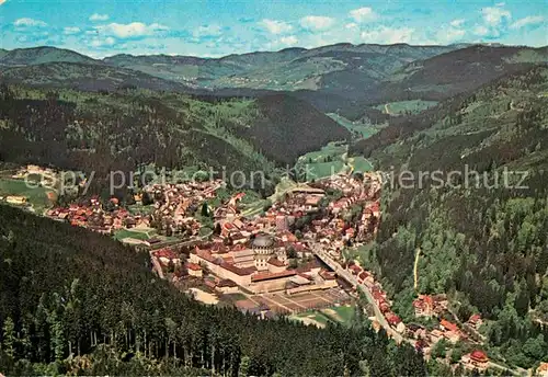 AK / Ansichtskarte St Blasien Heilklimatischer Jahreskurort im Schwarzwald Fliegeraufnahme Kat. St. Blasien