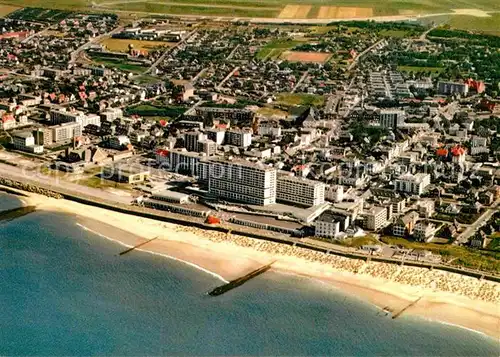 AK / Ansichtskarte Westerland Sylt Nordseeheilbad Fliegeraufnahme Kat. Westerland