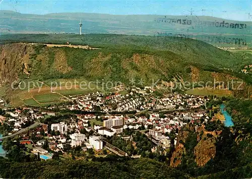 AK / Ansichtskarte Bad Muenster Stein Ebernburg Fliegeraufnahme mit Rotenfels Kat. Bad Muenster am Stein Ebernburg