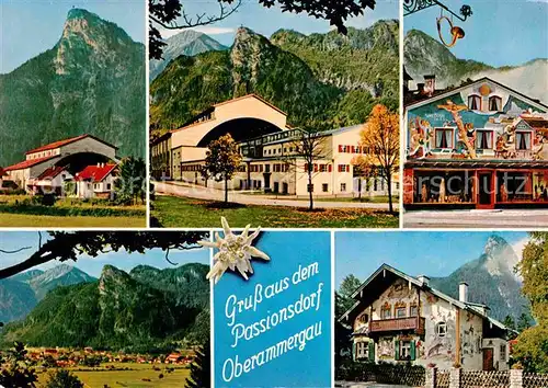 AK / Ansichtskarte Oberammergau Kofel Lueftlmalerei  Kat. Oberammergau