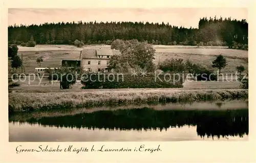 AK / Ansichtskarte Mueglitz Fuerstenwalde Grenz Schaenke