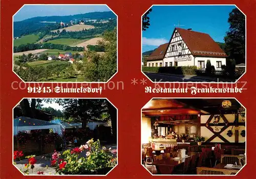 AK / Ansichtskarte Simmelsdorf Restaurant Frankenstube Kat. Simmelsdorf