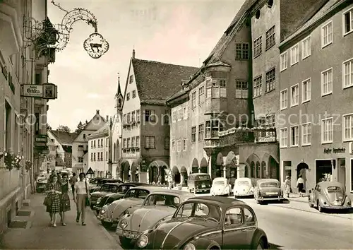 AK / Ansichtskarte Isny Allgaeu Beim Rathaus Kat. Isny im Allgaeu