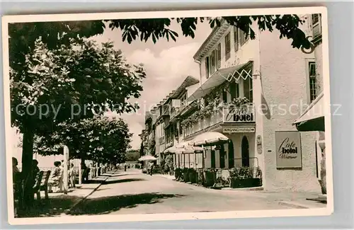 AK / Ansichtskarte Meersburg Bodensee Strandcafe Hotel Weisshaar Kat. Meersburg