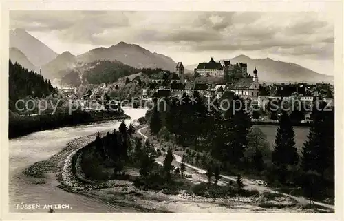 AK / Ansichtskarte Fuessen Allgaeu Lech Panorama Kat. Fuessen