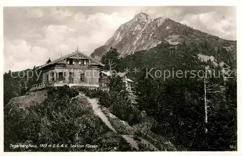 AK / Ansichtskarte Fuessen Allgaeu Tegelberghaus  Kat. Fuessen