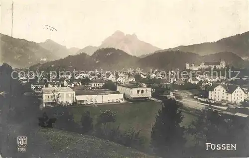 AK / Ansichtskarte Fuessen Allgaeu Panorama Kat. Fuessen