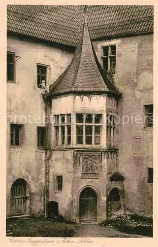 AK / Ansichtskarte Fuessen Allgaeu Treppenturm Hohes Schloss Kat. Fuessen