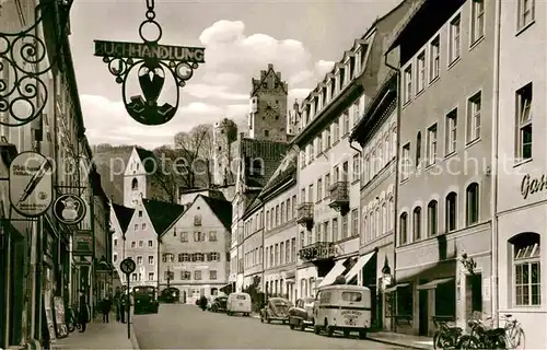 AK / Ansichtskarte Fuessen Allgaeu Reichenstrasse Hohes Schloss Kat. Fuessen